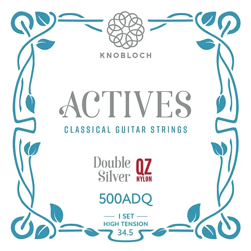 Knobloch Actives QZ Nylon HT Classical Guitar Strings 500ADQ, Full Set